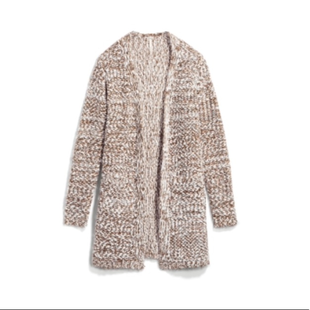Stitch Fix Danielle Marled Eyelash Yarn Cardigan